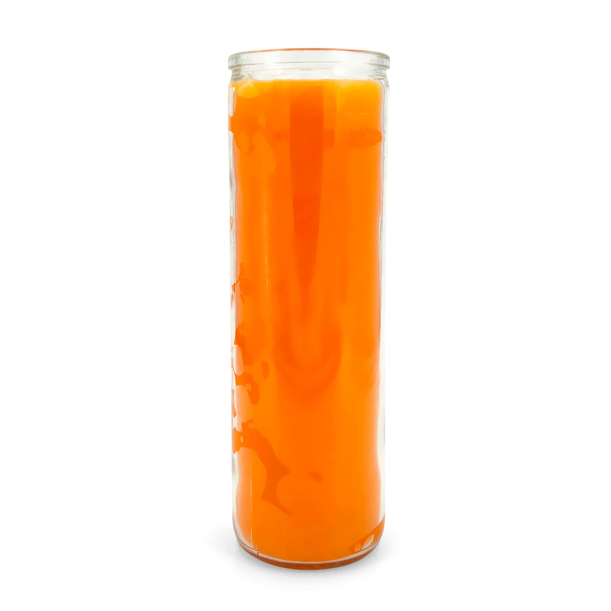 Vela Lisa 7 Días 600 ml Naranja